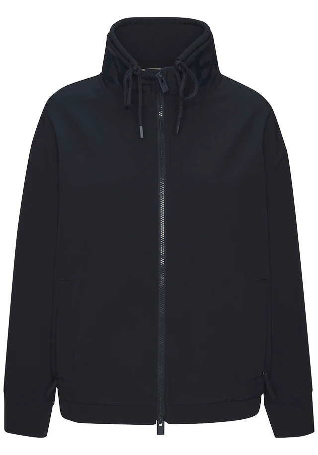 Elbsand Softshelljacke mit hohem, verstellbaren Kragen