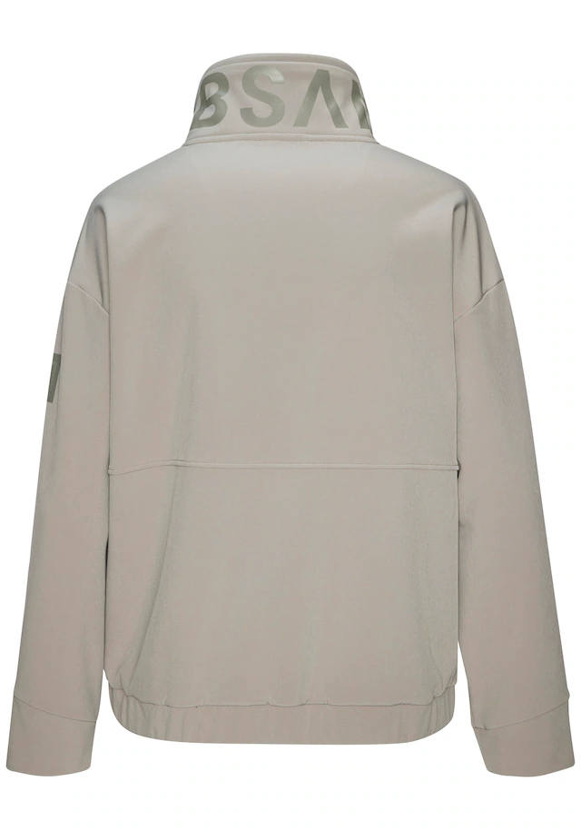 Elbsand Softshelljacke mit hohem, verstellbaren Kragen