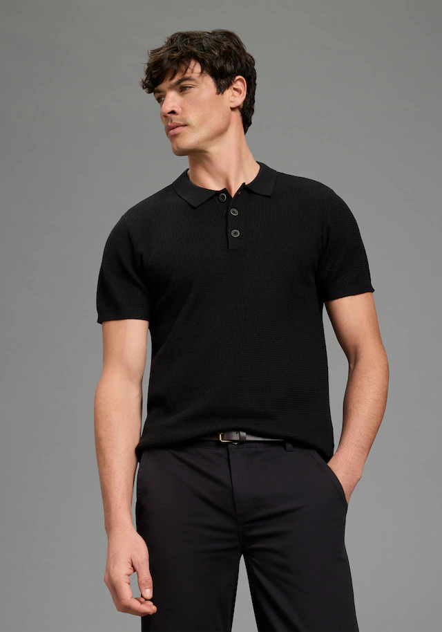 Bruno Banani Polokragenpullover »Strickpolo«
