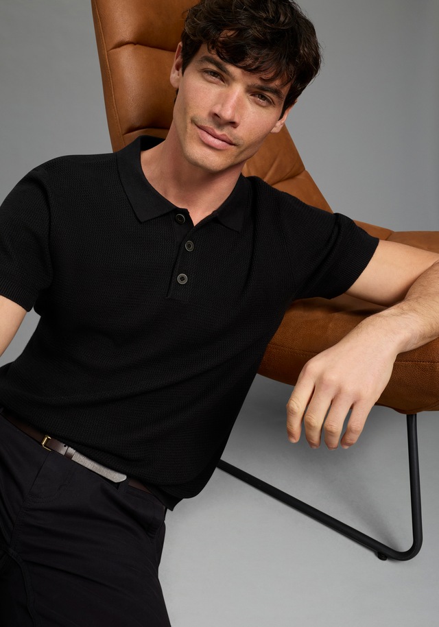 Bruno Banani Polokragenpullover »Strickpolo«