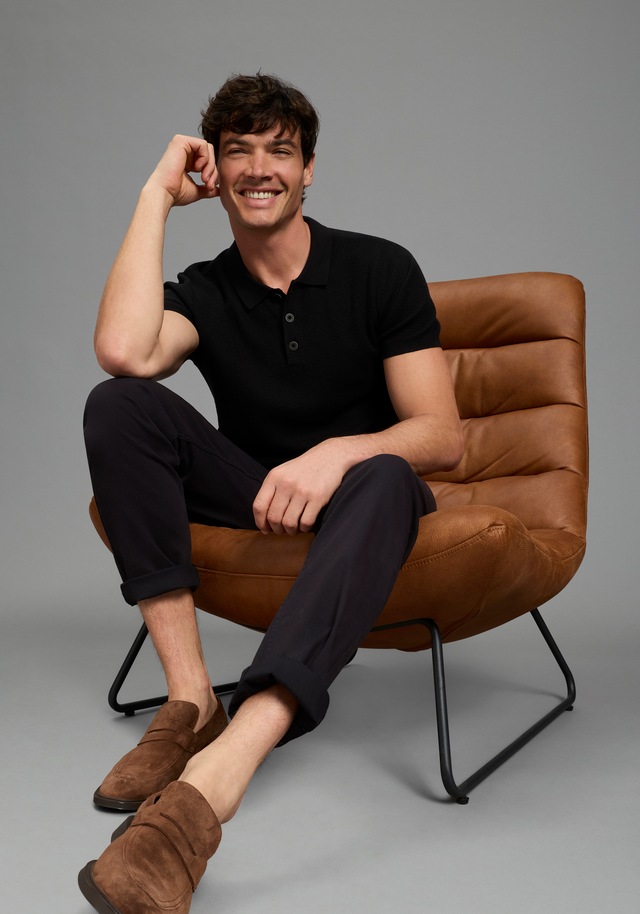 Bruno Banani Polokragenpullover »Strickpolo«