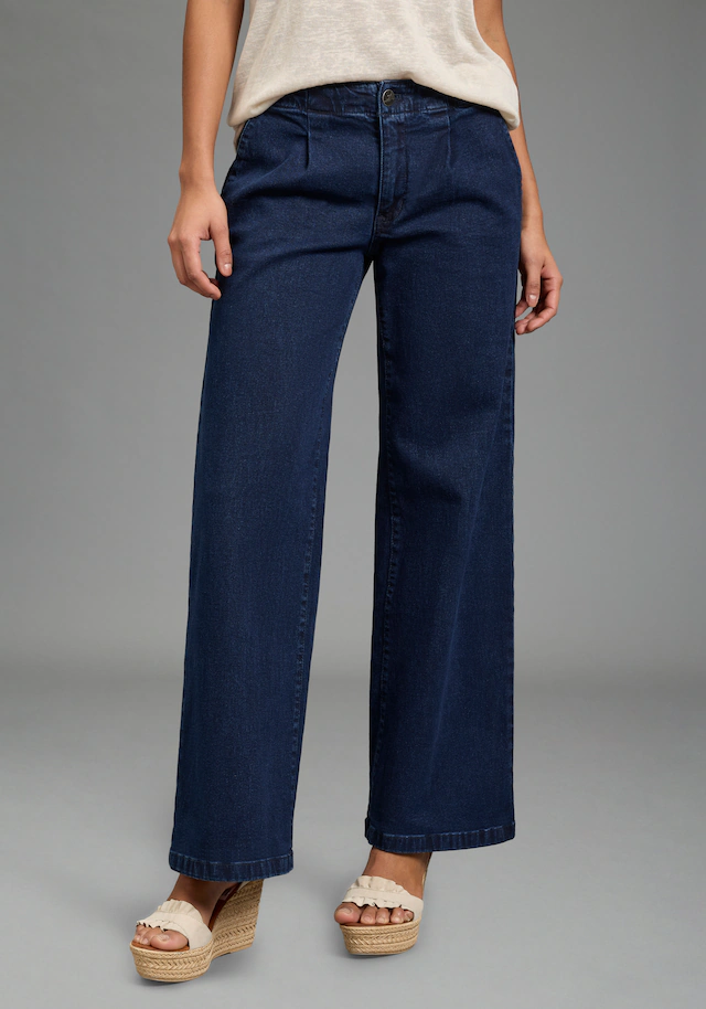 Arizona Weite Jeans weite Beinweite, normale Leibhöhe, bequeme Passform