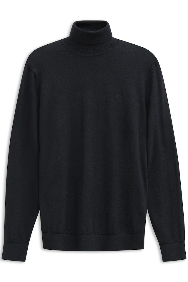 bugatti Rollkragenpullover »Regular Fit« aus Baumwolle-Kaschmir