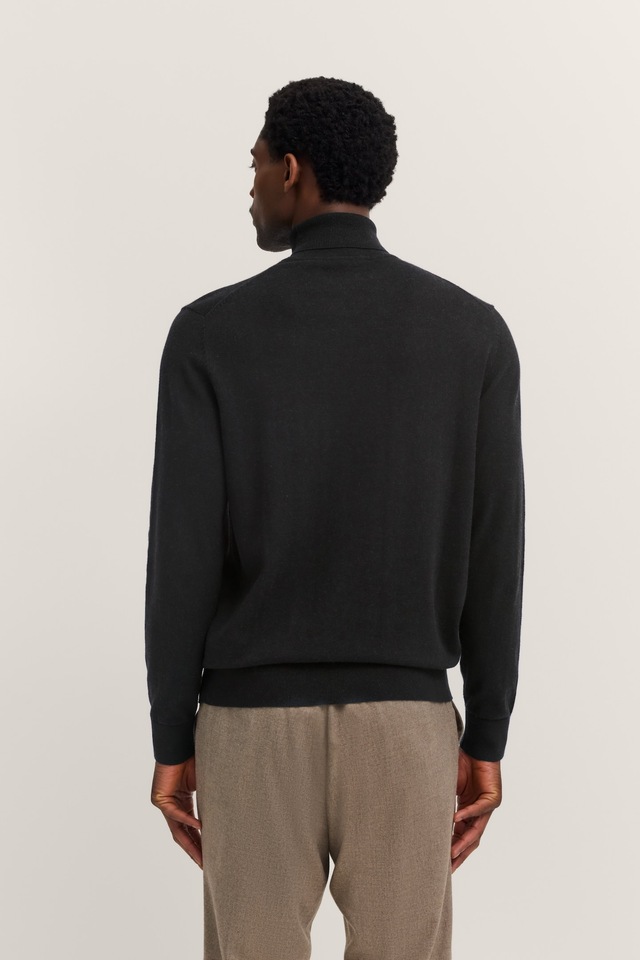 bugatti Rollkragenpullover »Regular Fit« aus Baumwolle-Kaschmir