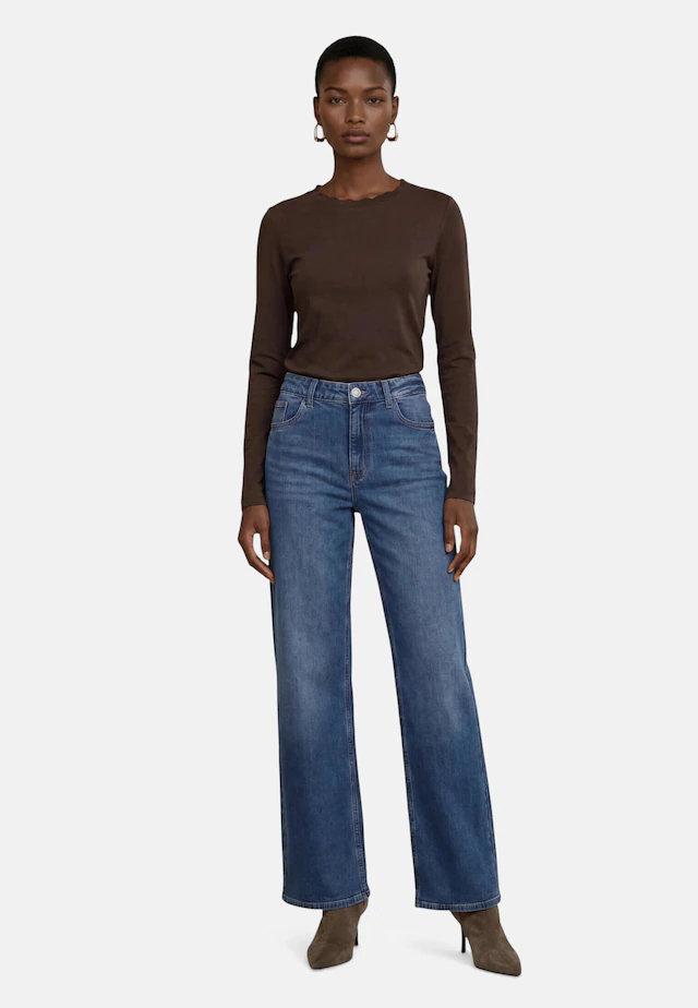 Zero Kurzarmshirt »Damen unifarben« 1 Material