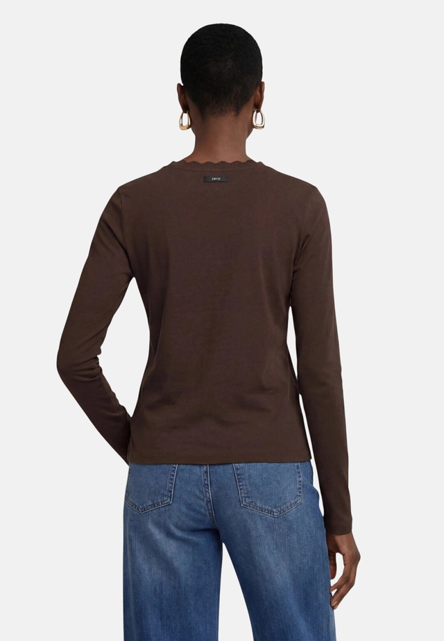Zero Kurzarmshirt »Damen unifarben« 1 Material