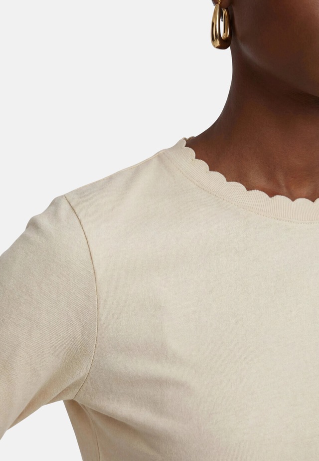 Zero Kurzarmshirt »Damen unifarben« 1 Material