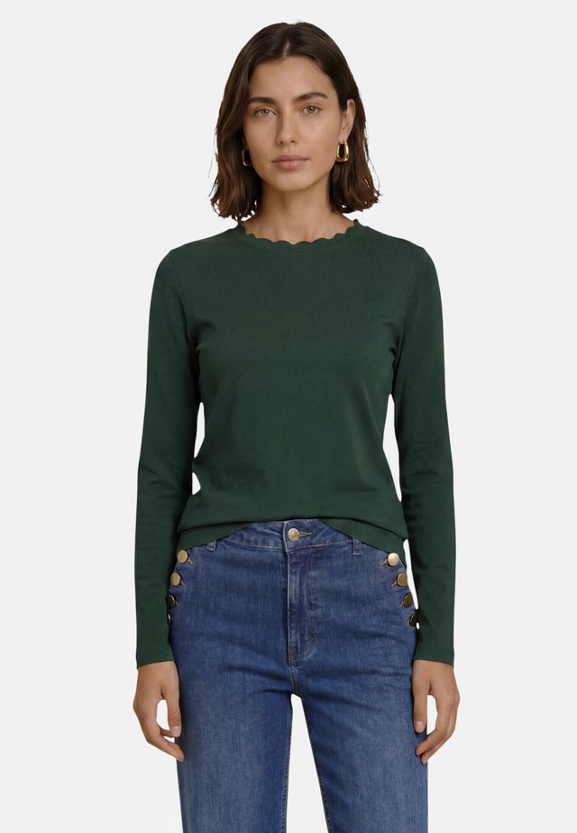 Zero Kurzarmshirt »Damen unifarben« 1 Material