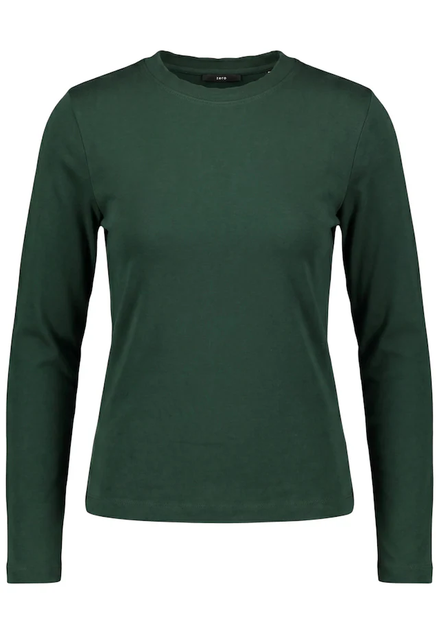 Zero Kurzarmshirt »Damen unifarben« 1 Material