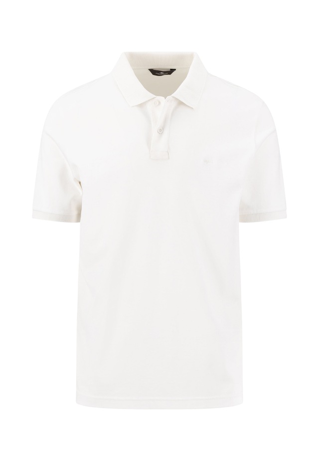 FYNCH-HATTON Poloshirt regular fit Passform, 2-Knopf-Kragen, aus reiner Baumwolle