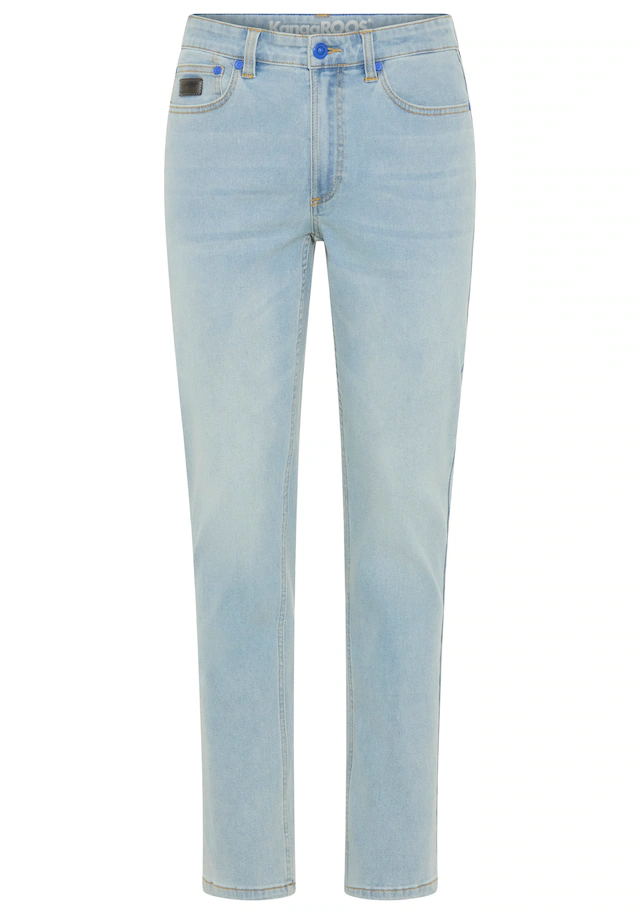 KangaROOS Jogg Pants Straight-Fit, normale Leibhöhe, mit Knopf-Applikation