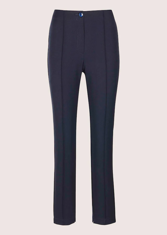 MADELEINE Stoffhose »Schlupfhose Slim Fit Stretchhose mit Biesen« abgesteppte Biese