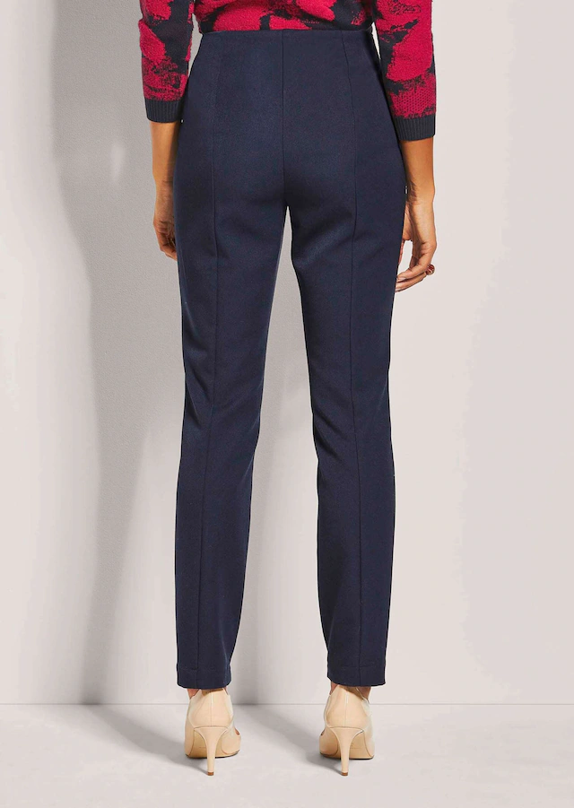 MADELEINE Stoffhose »Schlupfhose Slim Fit Stretchhose mit Biesen« abgesteppte Biese
