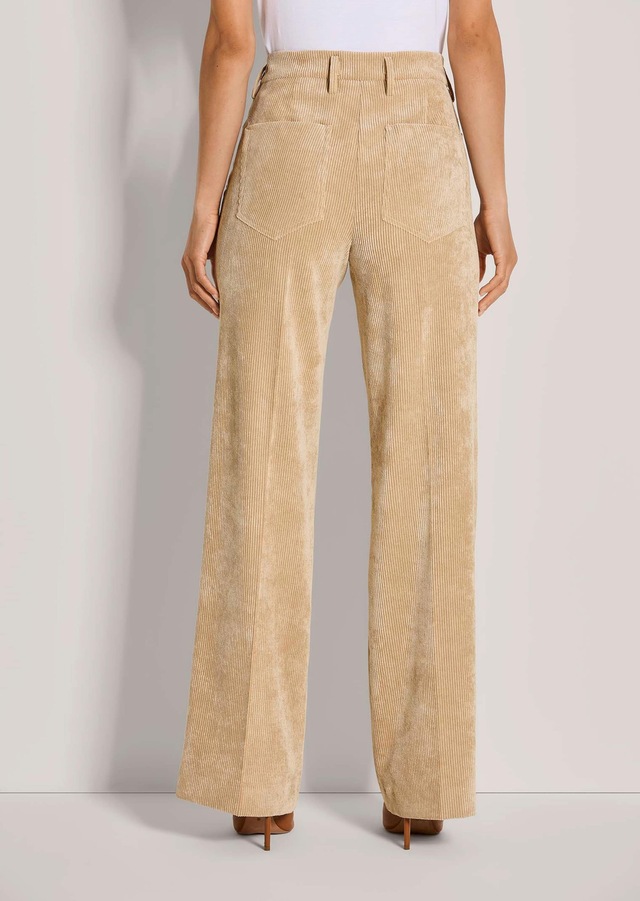 MADELEINE Cordhose »Cordhose Weite Cordhose mit Bügelfalten« Weite Cordhose mit Bügelfalte