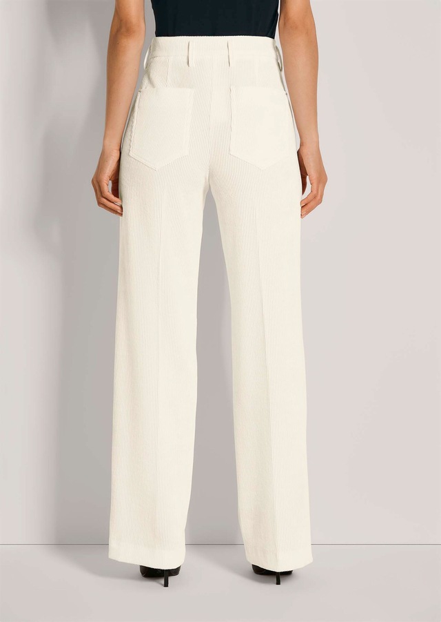 MADELEINE Cordhose »Cordhose Weite Cordhose mit Bügelfalten« Weite Cordhose mit Bügelfalte