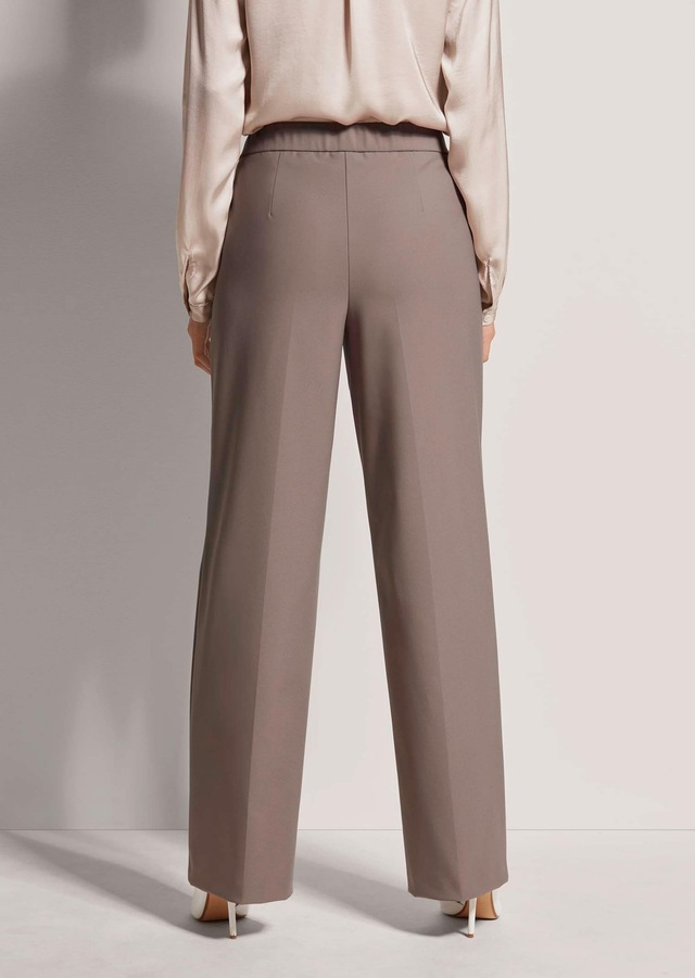 MADELEINE Stoffhose »Schlupfhose Elegante Damenhose mit Bügelfalten« Weite Schlupfhose mit Bügelfalte