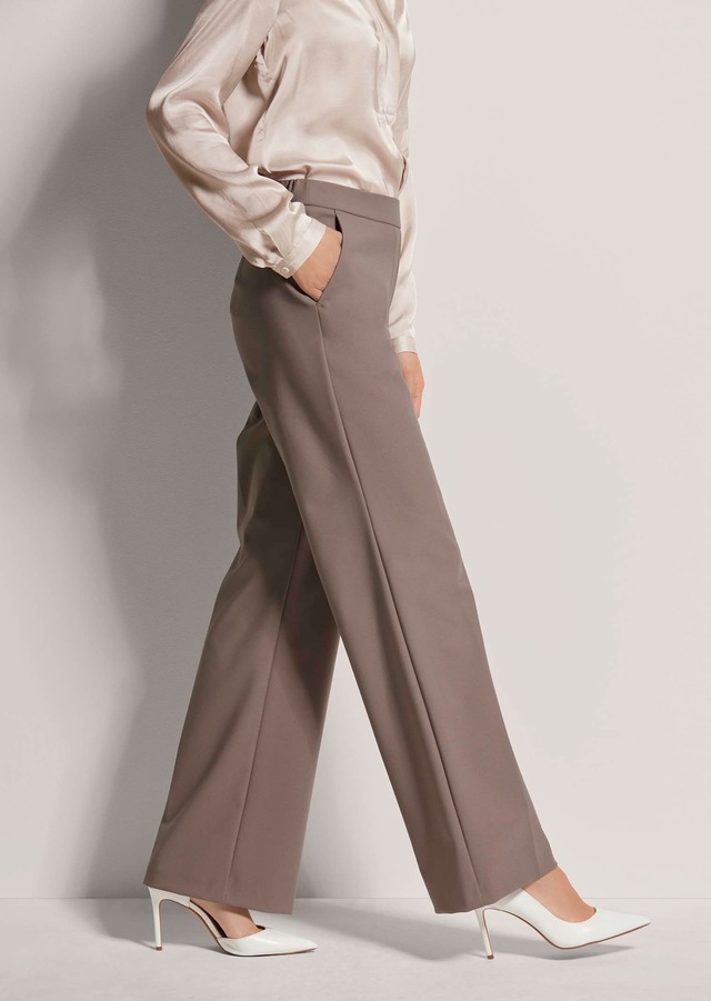 MADELEINE Stoffhose »Schlupfhose Elegante Damenhose mit Bügelfalten« Weite Schlupfhose mit Bügelfalte