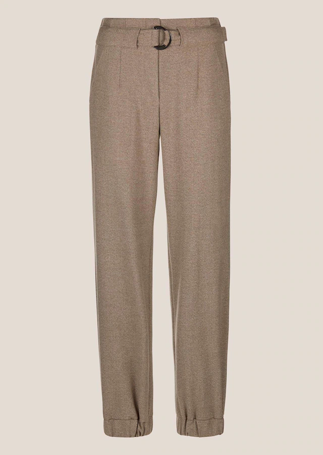 MADELEINE Cargohose »Cargo-Pants Lässige Damenhose mit Gürtel und Gummisaum« Hose mit Gürtel