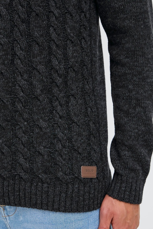 !Solid Strickfleece-Pullover »Strickpullover SDRicco«