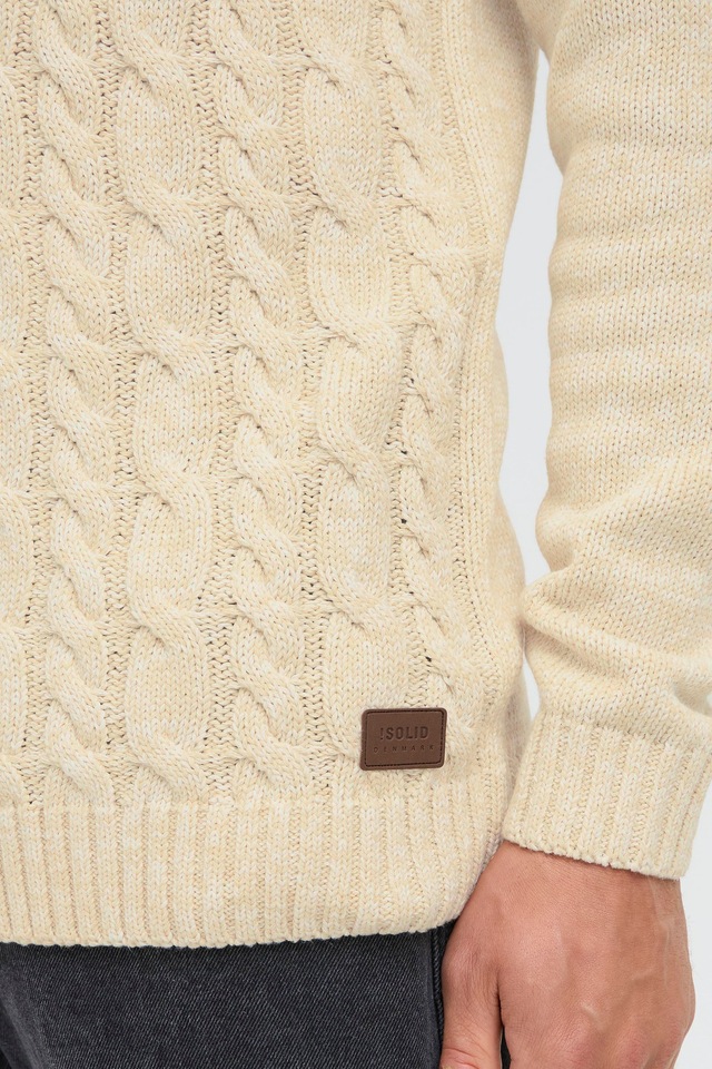 !Solid Strickfleece-Pullover »Strickpullover SDRicco«