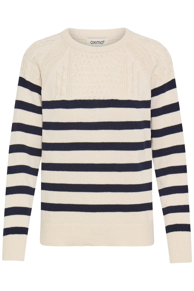 OXMO Strickfleece-Pullover »Strickpullover OXSanva«