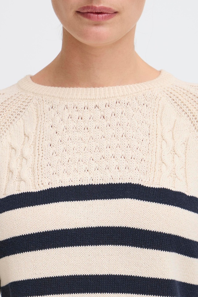 OXMO Strickfleece-Pullover »Strickpullover OXSanva«