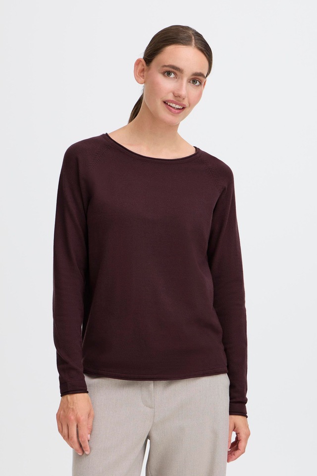 OXMO Strickfleece-Pullover »Strickpullover OXKeana«
