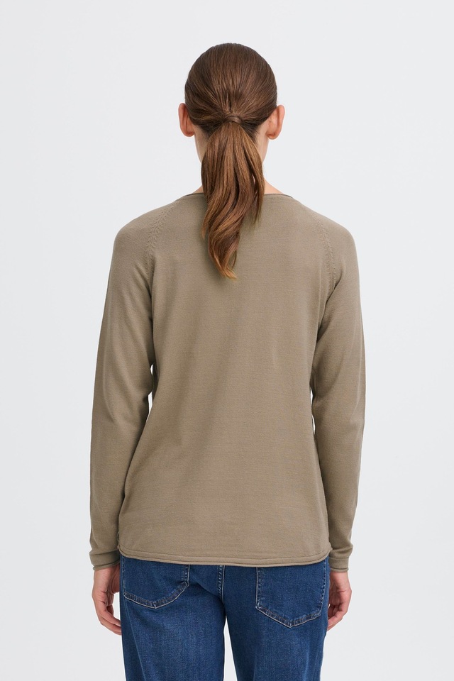 OXMO Strickfleece-Pullover »Strickpullover OXKeana«