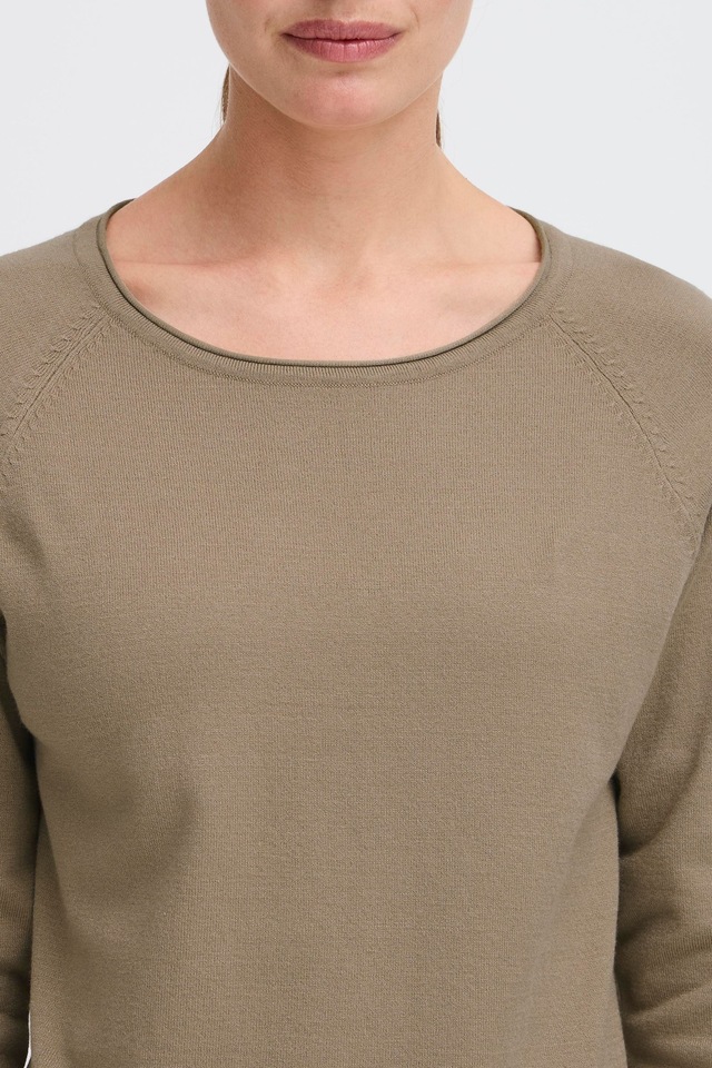 OXMO Strickfleece-Pullover »Strickpullover OXKeana«