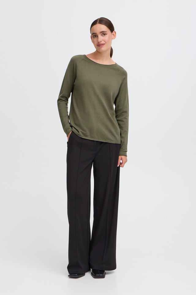OXMO Strickfleece-Pullover »Strickpullover OXKeana«
