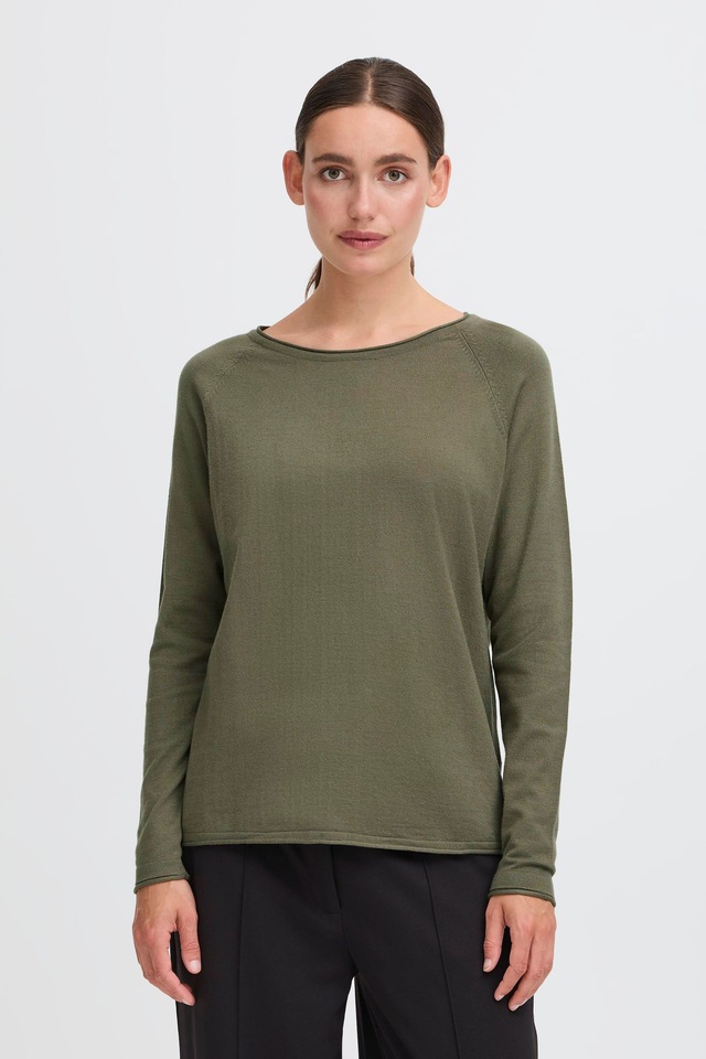 OXMO Strickfleece-Pullover »Strickpullover OXKeana«