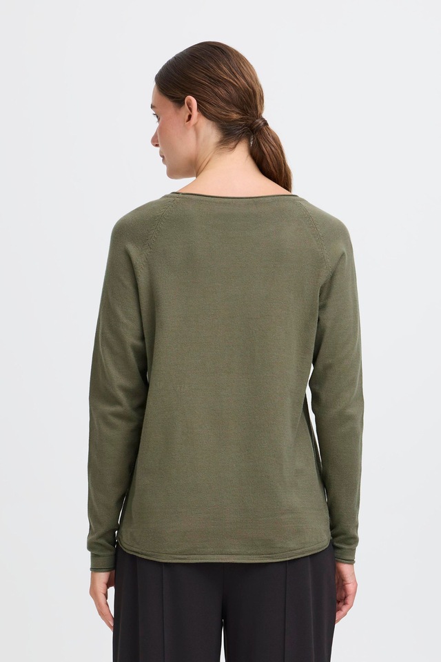 OXMO Strickfleece-Pullover »Strickpullover OXKeana«