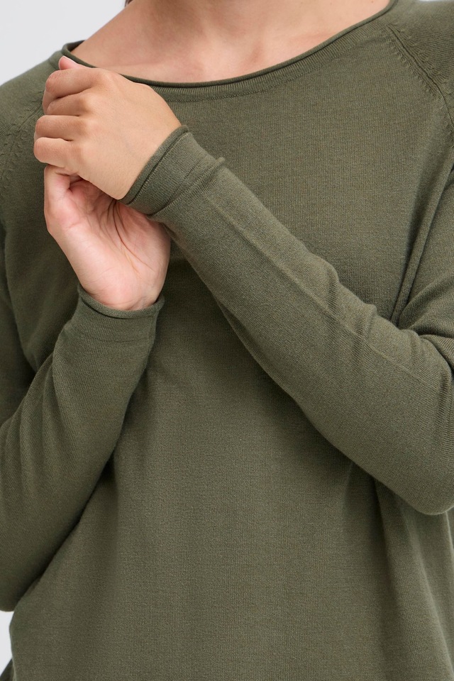 OXMO Strickfleece-Pullover »Strickpullover OXKeana«