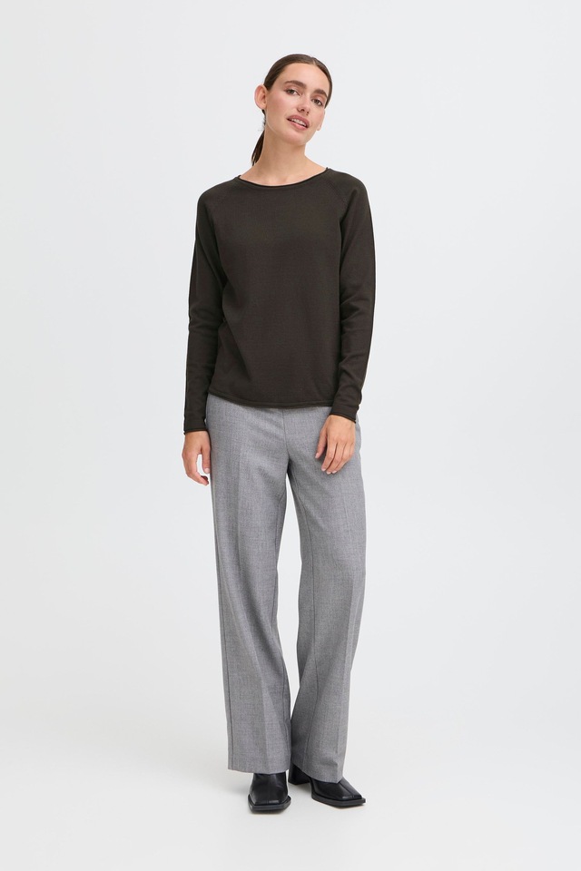 OXMO Strickfleece-Pullover »Strickpullover OXKeana«