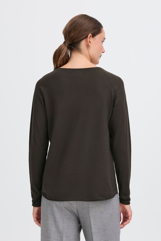 OXMO Strickfleece-Pullover »Strickpullover OXKeana«