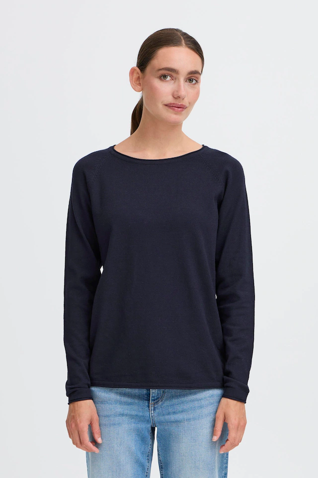 OXMO Strickfleece-Pullover »Strickpullover OXKeana«