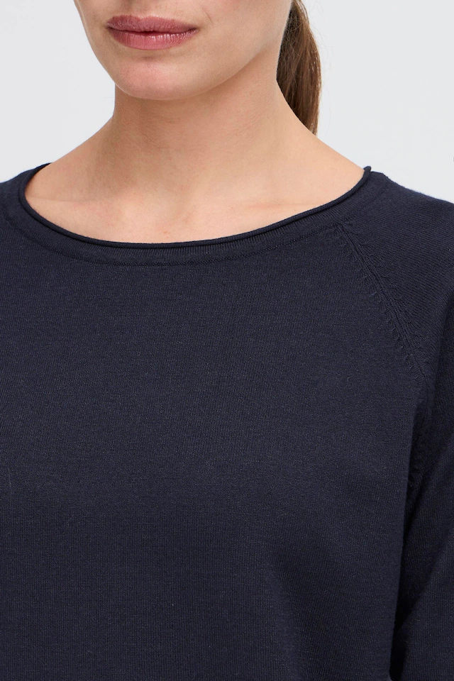 OXMO Strickfleece-Pullover »Strickpullover OXKeana«