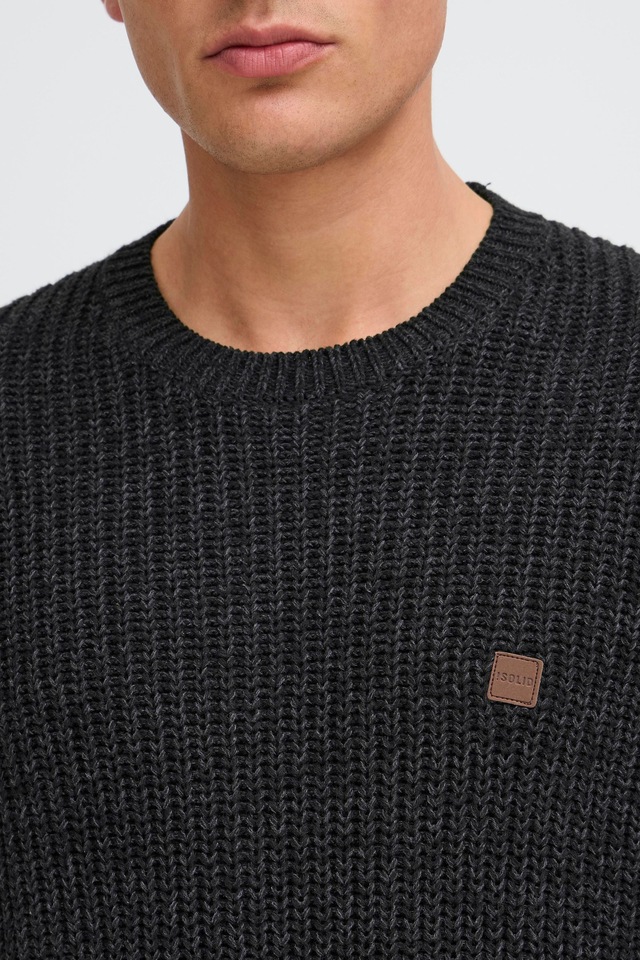 !Solid Strickfleece-Pullover »Strickpullover SDRicky«