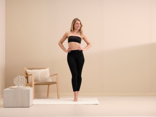 MAGIC Bodyfashion Leggings »Hi-Waist Slim Tights« mittlere Formung von Bauch, Hüften und Oberschenkeln
