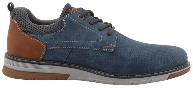 TOM TAILOR Sneaker »Dylan« Freizeitschuh, Halbschuh, Schnürschuh mit Kontrastbesatz an der Ferse