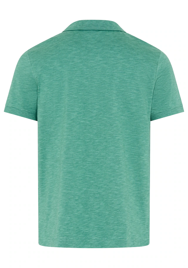 Bruno Banani Poloshirt »meliert« Kurze Knopfleiste, hochwertiger Spezial-Melange und Brusttasche