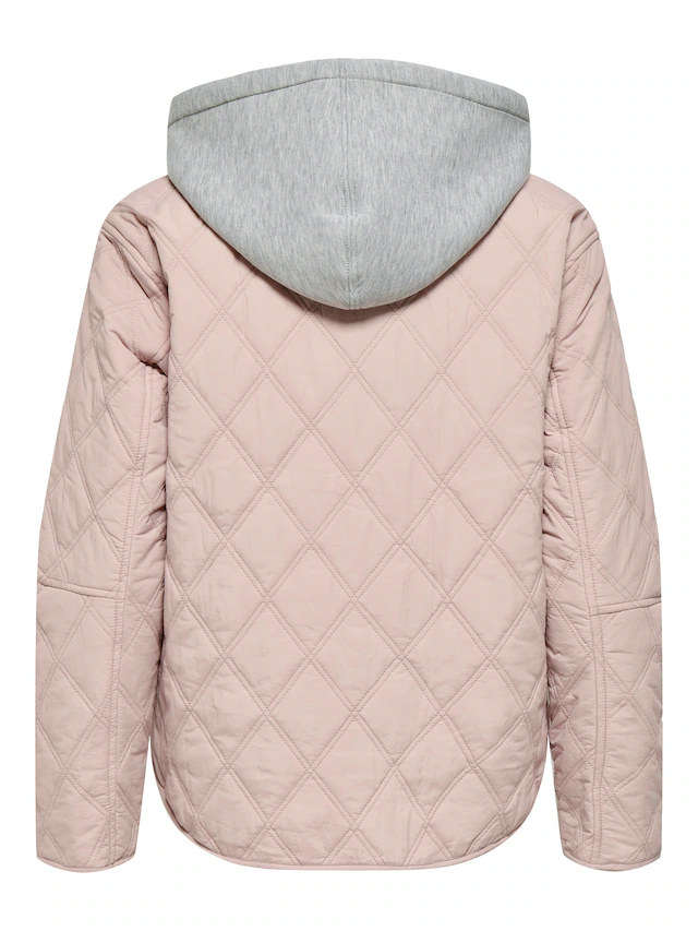ONLY Steppjacke »ONLRISSO LIFE HOOD QUILT JACKET CC OTW« mit Kapuze mit abnehmbarer Kapuze