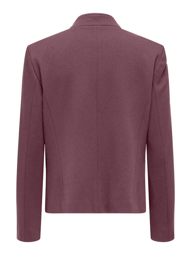 ONLY Kurzblazer »ONLEMILLIA LIFE L/S OPEN BLAZER CC TLR« mit Stehkragen