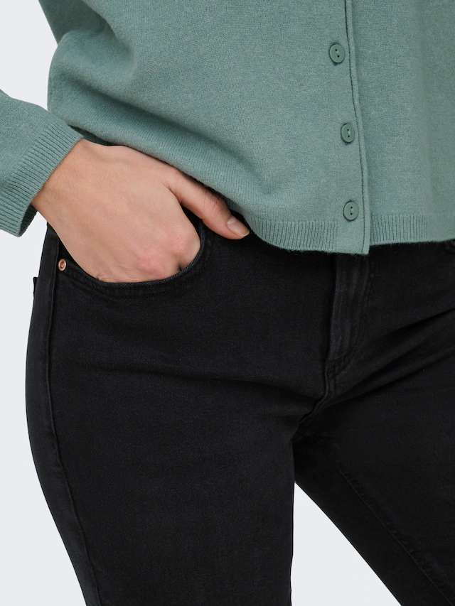 ONLY Skinny-fit-Jeans »ONLSUMI MID WAIST KNEE DES SK DNM BOX« Destroyed Effekte
