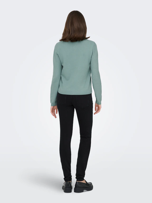 ONLY Skinny-fit-Jeans »ONLSUMI MID WAIST KNEE DES SK DNM BOX« Destroyed Effekte