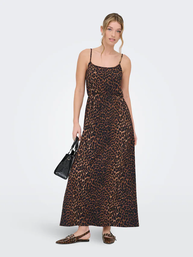 ONLY Maxikleid »ONLALTA S/L LONG STRAP DRESS PNT ZLO«
