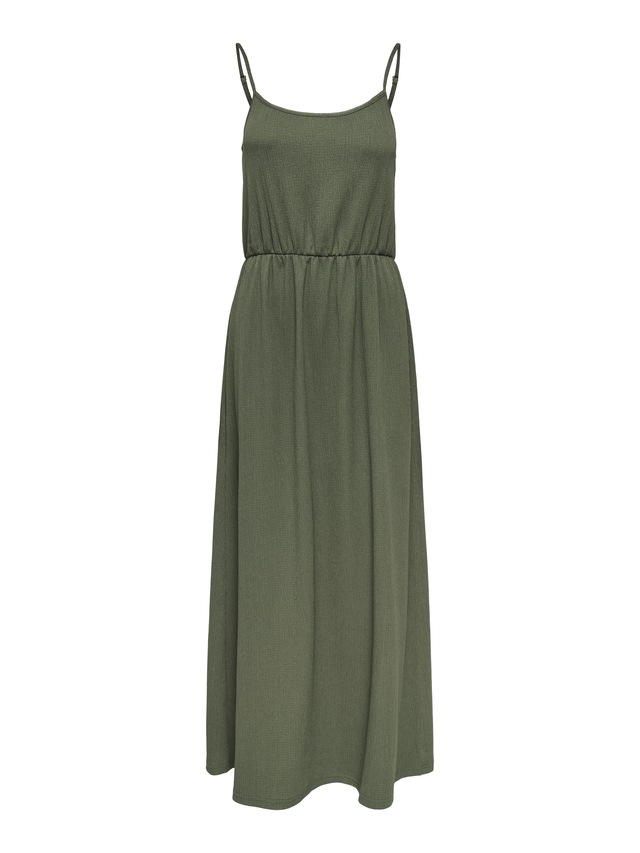ONLY Maxikleid »ONLALTA S/L LONG STRAP DRESS PNT ZLO«