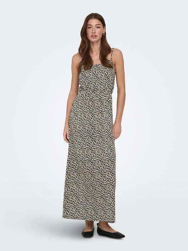 ONLY Maxikleid »ONLALTA S/L LONG STRAP DRESS PNT ZLO«