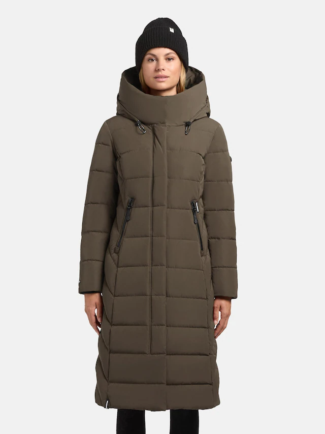 khujo Wintermantel »Sensy-YM« Warmer Steppmantel mit Kapuze