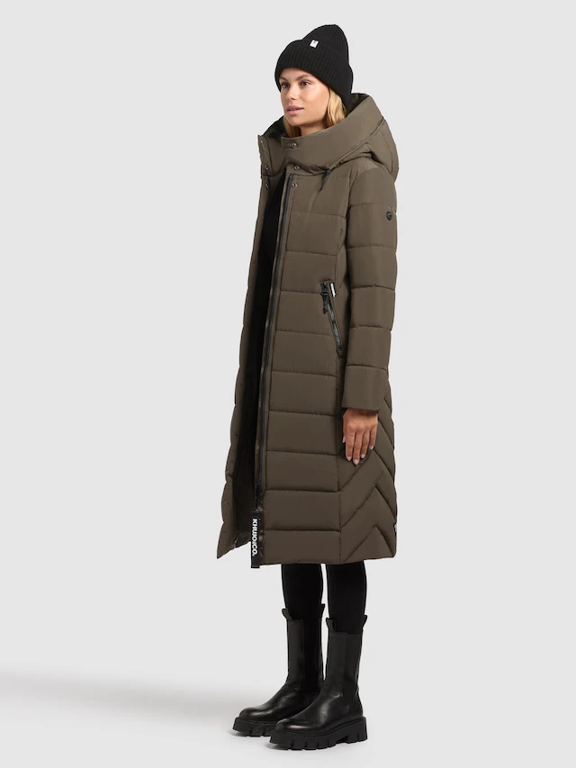 khujo Wintermantel »Sensy-YM« Warmer Steppmantel mit Kapuze